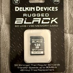 DELKIN DEVICES 128GB SD/V30 MEMORY CARD