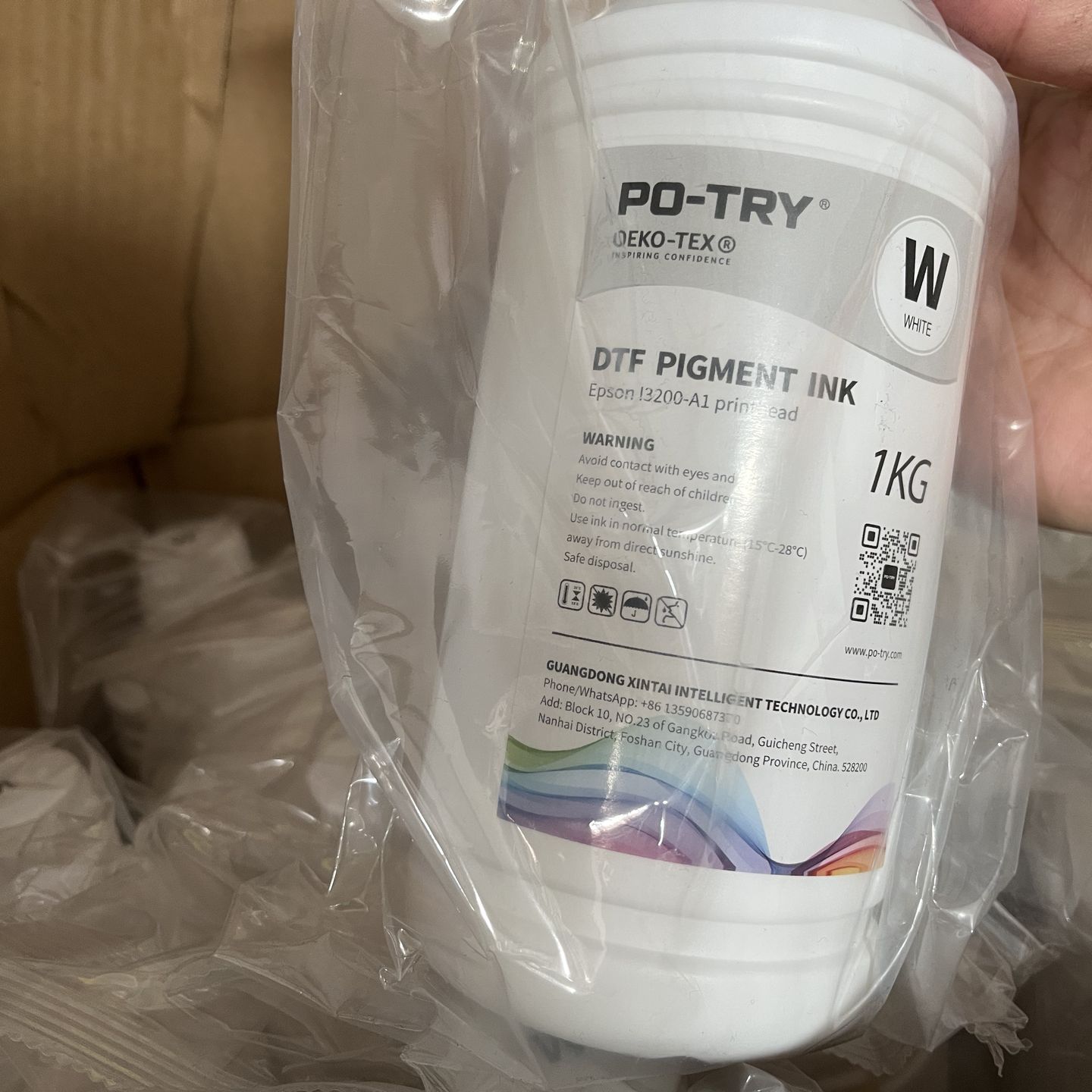 Clogging Ink Professional Grade DTF White Ink - Anti-Clogging, High Stretchability ...