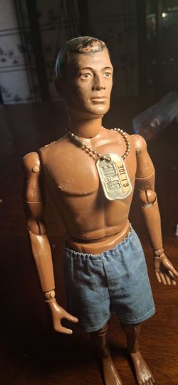 Original 1965 Black Gi joe Vintage Hasbro