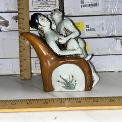 Chinese Vintage Ceramic Erotic Sculpture