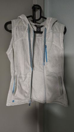 Light Grey Outdooe Research Hooded Vest