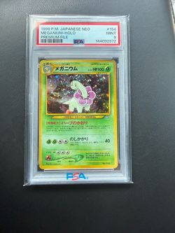 Meganium holo PSA 9