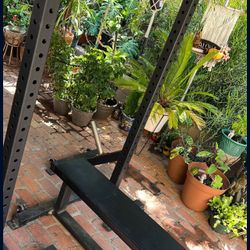 Heavy Duty Squat Rack & Bench Combo