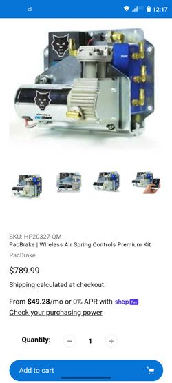 Pacbrake Wireless Compressor And Air Bags