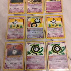 Mostly Unown Promo Pokemon Cards Dated 1(contact info removed) & 2007