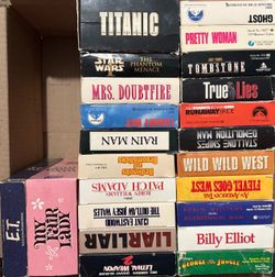 Vhs movie lot 29 movies (31 tapes)  mixed genre