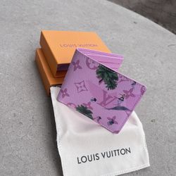 Lv Pink Ski Wallet