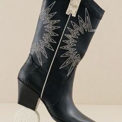 Boots ,Starburst Cowboy Boots 8½ NEW