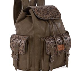 Green Wrangler Montana West Backpack 