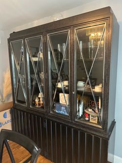 Ralph Lauren Dining Room China Cabinet