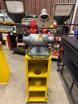 Baldor Double End Bench Grinder on Stand