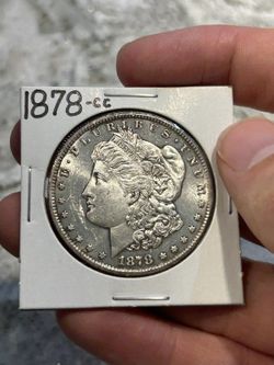 1878-CC Morgan Silver Dollar $1 Carson City BU UNC HIGH GRADE! Blast White Nice