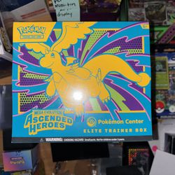 Ascended Heroes Pokemon Center Elite Trainer Box Etb