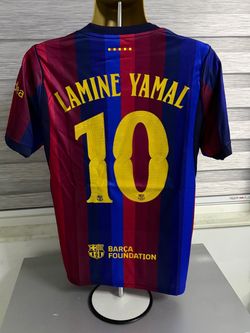 Lamine Yamal FC Barcelona Jersey #10 Blue & Red 26/27 LARGE