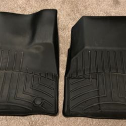 2017 Chevy Equinox Front Weathertech Mats. 