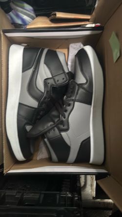 Air 1 High Black Grey Sneakers