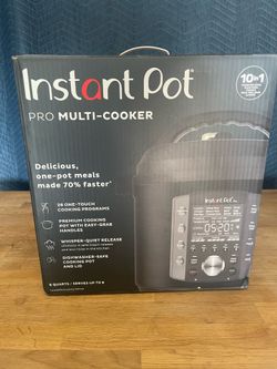 Intant Pot PRO MULTI-COOKER 10in1