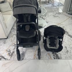 Nuna Stroller With Car Seat 