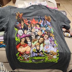 Adult Unisex Disney Villans T Shirt