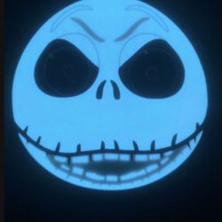 Jack Skellington changes his hace as it lights up. Light up Decorations for  House Window Car Window Place it around your neck Christmas Halloween Nig