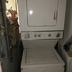 24 inches electric stackable washer and dryer