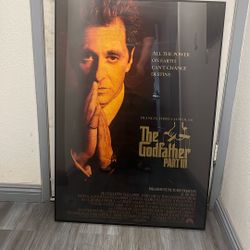 Y The Godfather Three Framed Poster