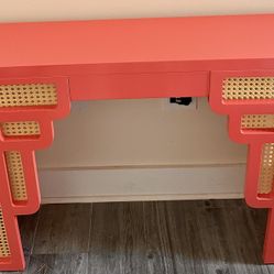 Rattan Console / Entry Table 
