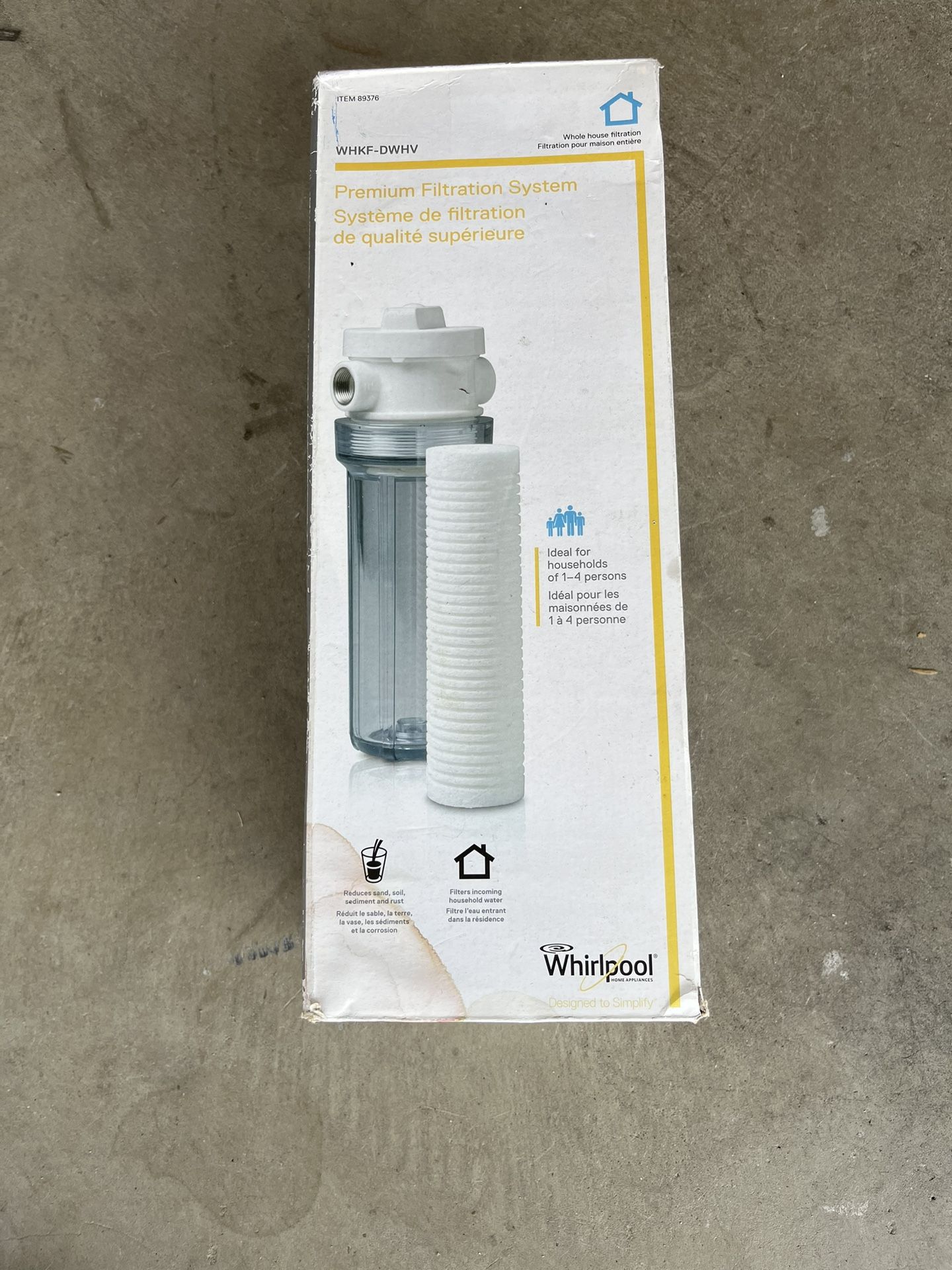 * Whirlpool WHKF - DWHV Premium Filtration System - Brand New