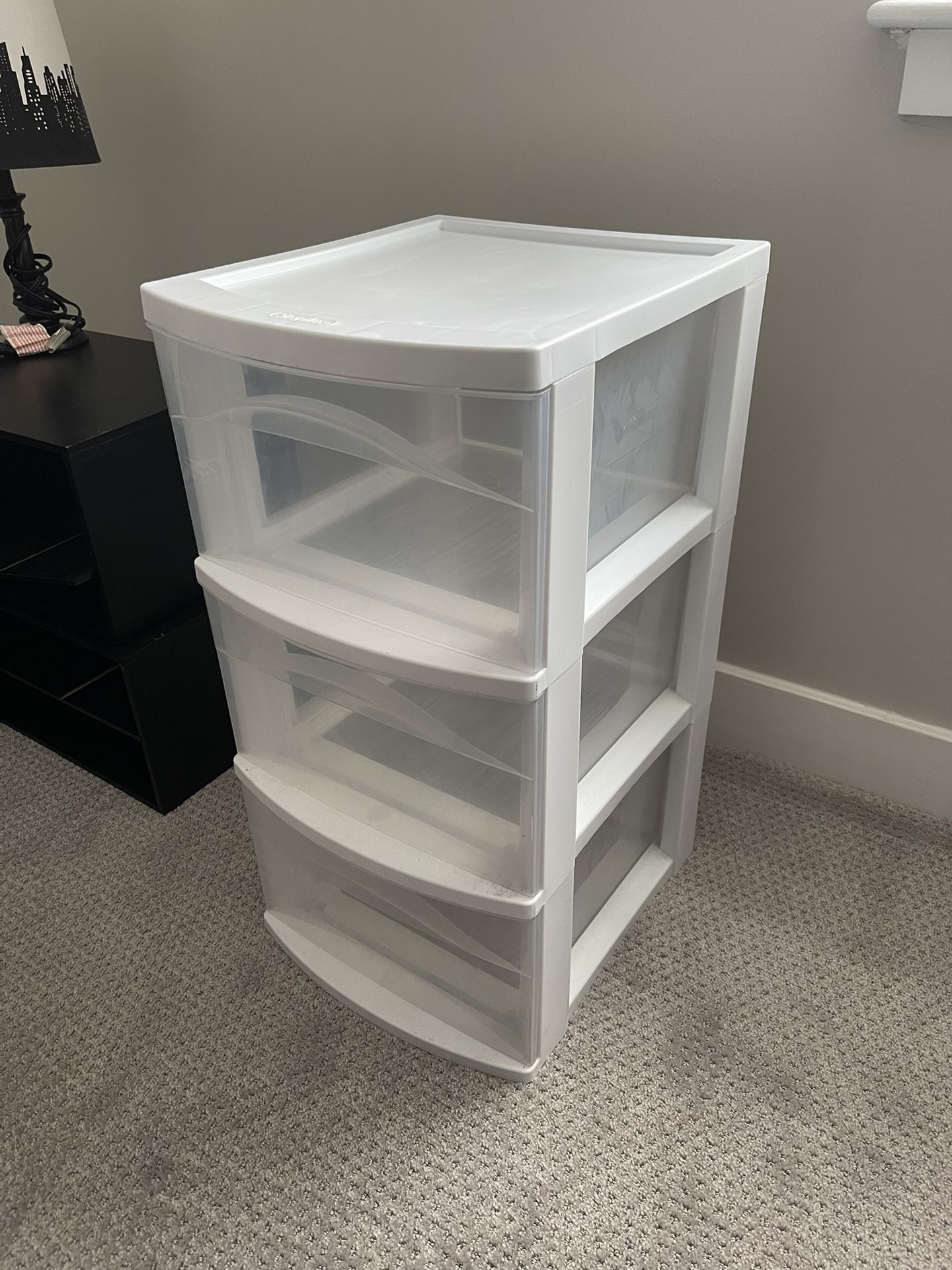 3 Tier Clear Drawer