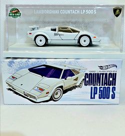 Hot Wheels RLC Lamborghini Countach LP500 White
