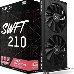 XFX Speedster SWFT 210 Radeon RX 6600 Gaming Graphics Card with 8GB GDDR6 HDMI  AMD