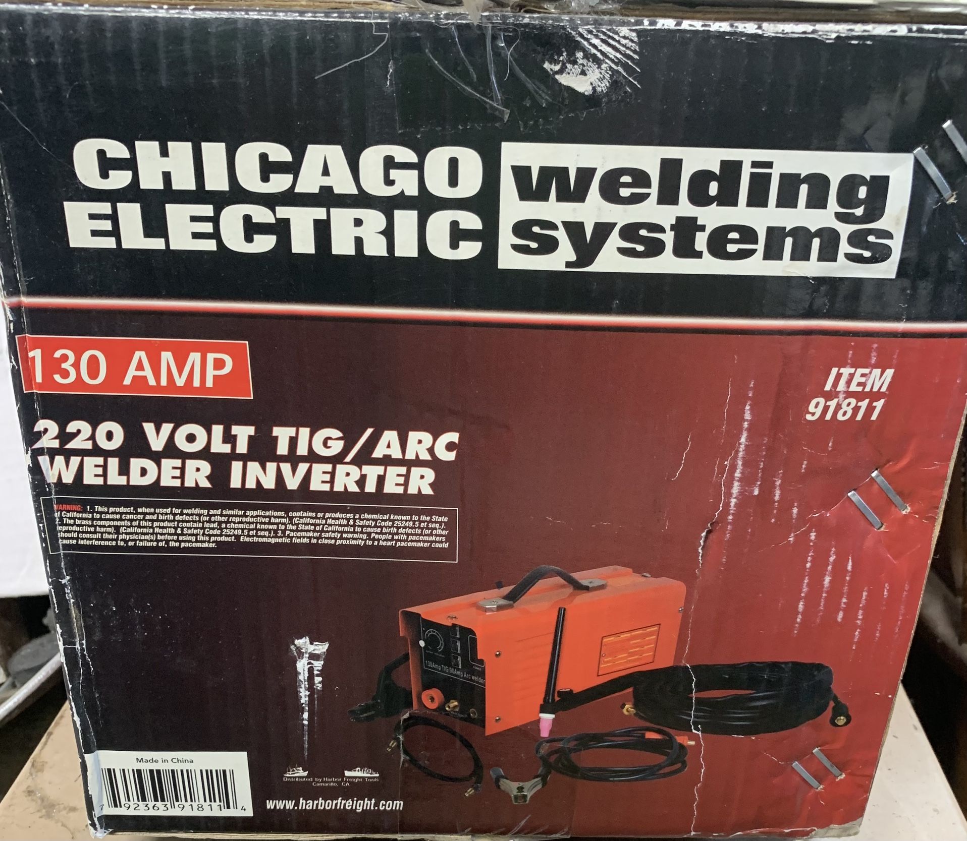 CHICAGO ELECTRIC TIG/ARC WELDER INVERTER 