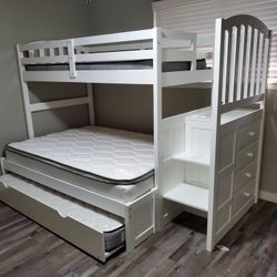 Brand New Twin Full Bunk Bed Take Home Now $39 Down 