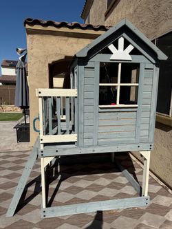 Wooden Kids Playhouse