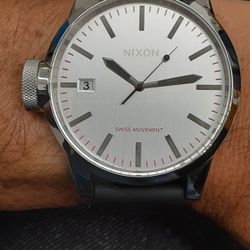 Nixon left cheap handed watch