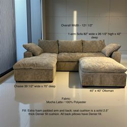 Custom Made 8.5k LUX Sofa set for 3.5k