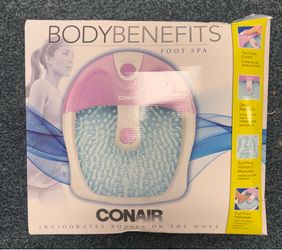 Conair Body Benefits Foot Spa Model FB3 Foot Massage NEW