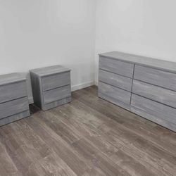 Dresser and 2 Nightstands / Cómoda y 2 Mesitas de Noche 🚚[Fast-Delivery]💨