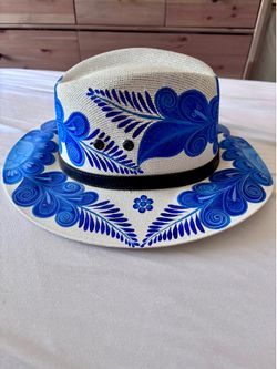 Mexican hand painted hat
