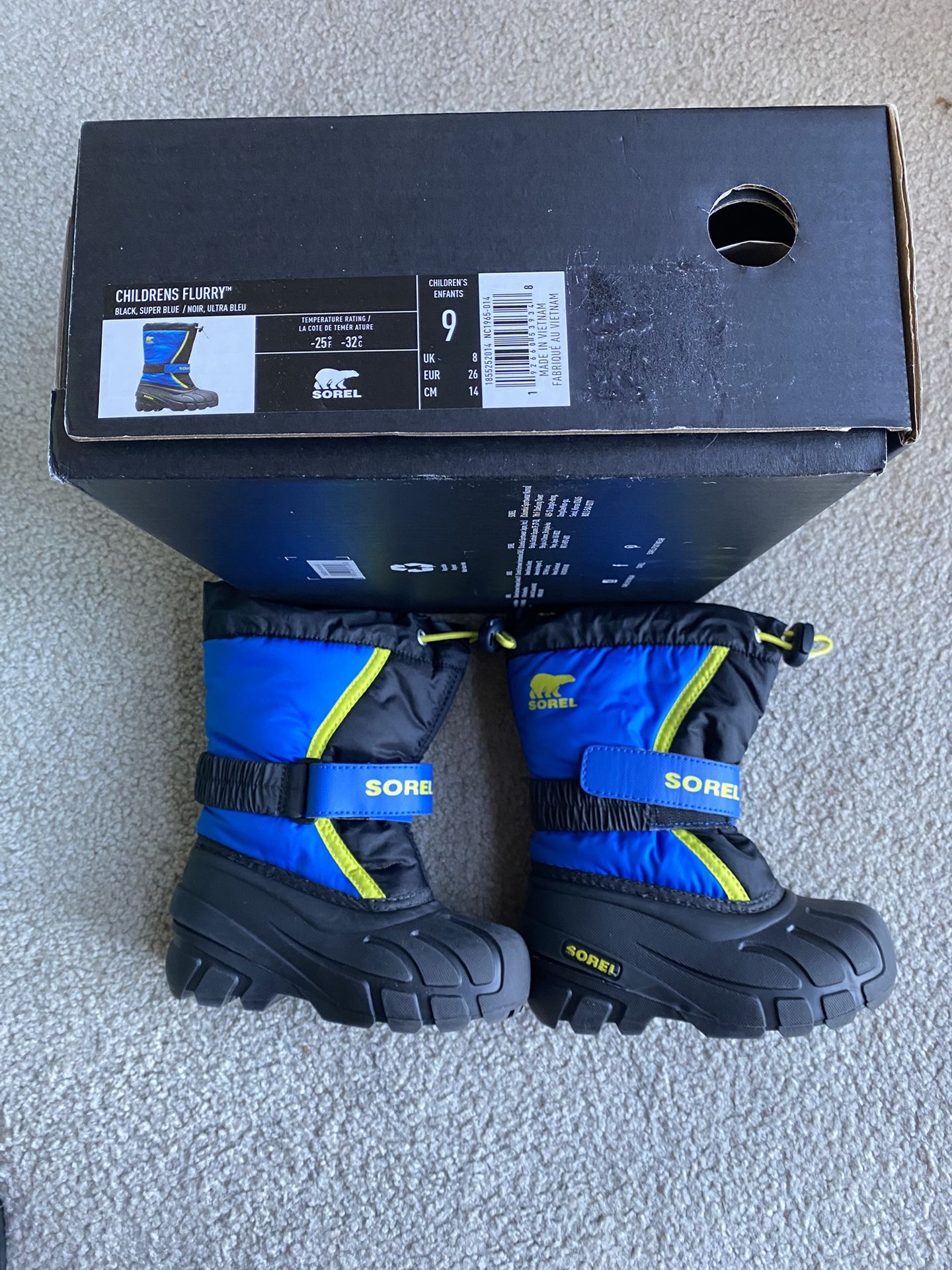 SOREL KIDS SNOW BOOTS - $30