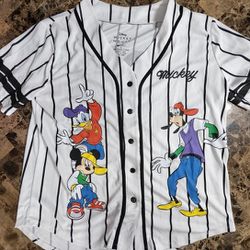 Disney Mickey Mouse and Friends Baseball Jeresy * New* Sz Xl