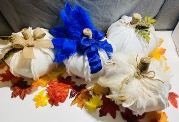 Fabric Pumpkins