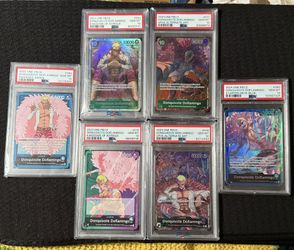 One Piece TCG Doflamingo Slabs Lot