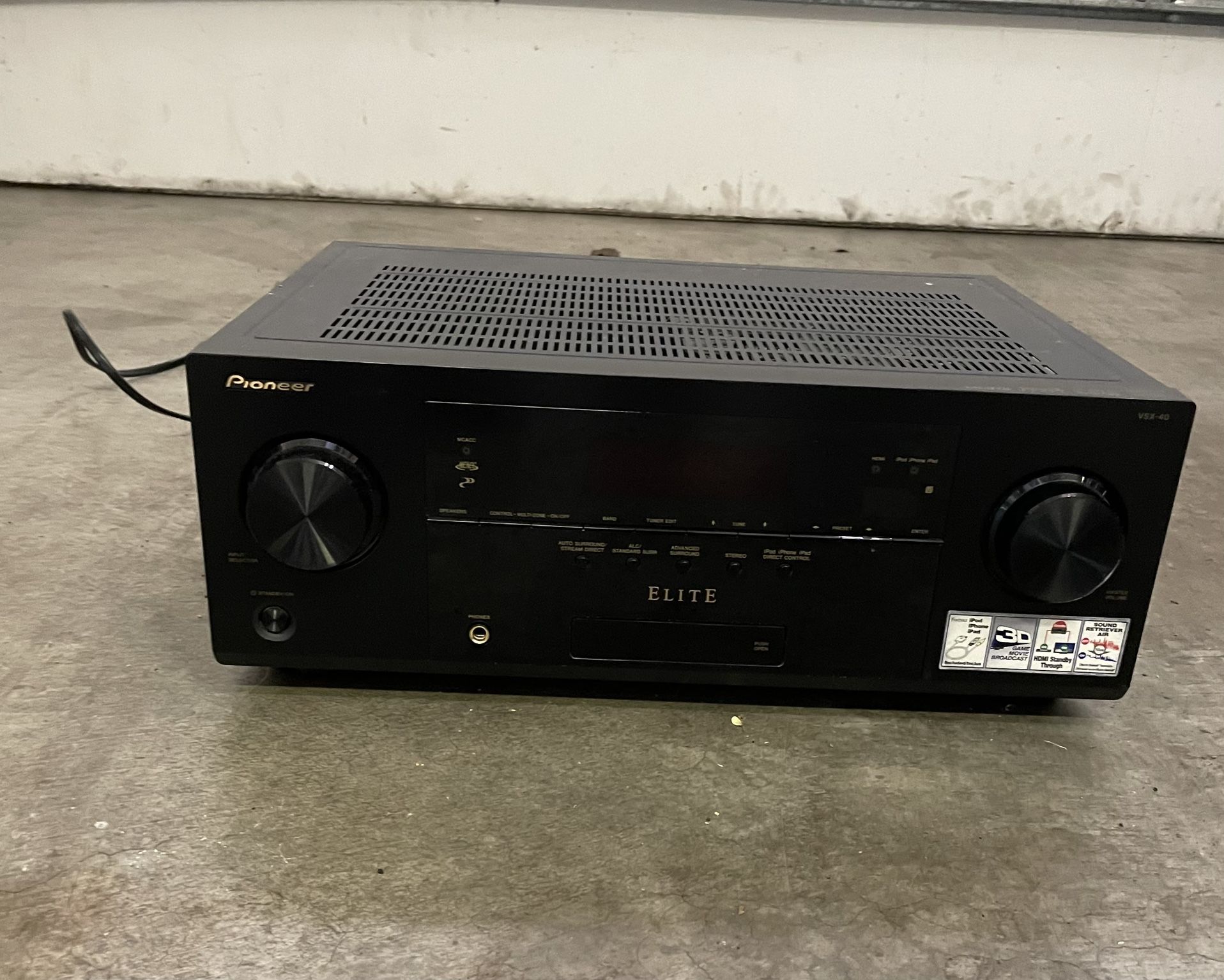 Pioneer Elite VSX-40 Receiver 