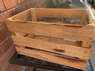 Wooden Milk Crates