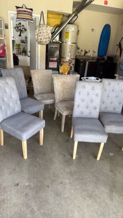 6 dinning chair $100