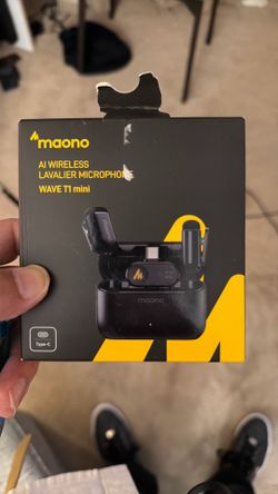 Manano ai wireless microphone never used just opened