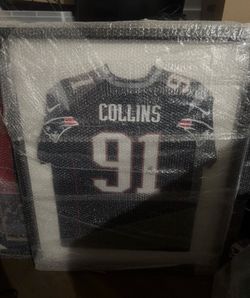 Jamie Collins Signed Framed Jersey Authenticated