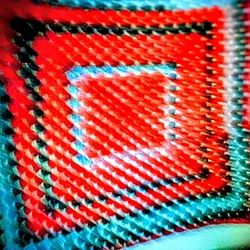 Multi Colored Crib/Stroller Blanket 