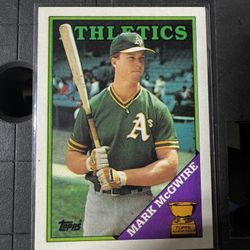 1988 Topps - Topps All-Star Rookie Mark McGwire #580